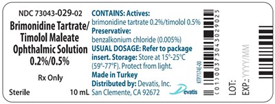 Brimonidine-timolol-spl-10-ml-bottle-label (Brimonidine Timolol Spl 10 mL Bottle Label)