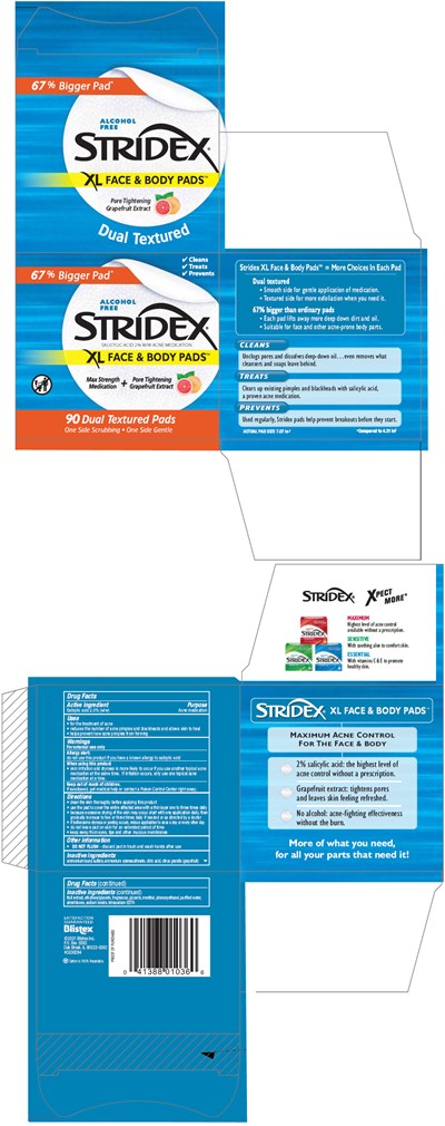 Principal Display Panel (90 Pad Jar Carton)