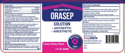 Orasepsolution
