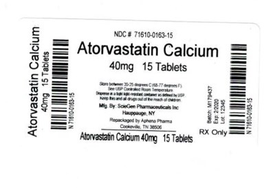 Bottle Label 40 mg (71610 0163 15)