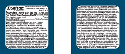 Principal Display Panel - 200 mg Pouch Label - ibu0b 0001 01
