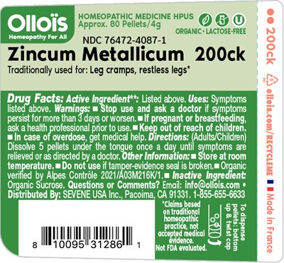 ZINCUM MET 200CK - FLAT ollois ZINCUM MET 200CK