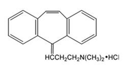 Image - cyclobenzaprine hcl tabs structure