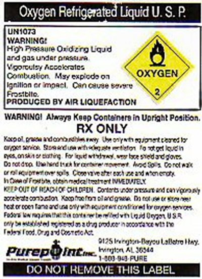 Liquid Label (Purepoint Liq O2)
