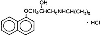 Chemical-structure (Propranolol Hydrochloride Extended Release Capsule 1)
