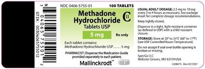 Methadone Hydrochloride Usp 5 mg (Methadone Hydrochloride Tablets 5)