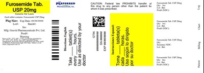 Furosemide Tab Usp 20mg (Ede9846b B4c5 4be2 9188 Fd65e66cd893 00)