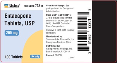 100tb (Entacapone 200 mg 100bl)