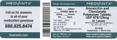 Amoxicillin And Clavulanate Tablets 875/125mg (Ee4c9c41 8ac4 4647 A765 731d8376c2d2 03)