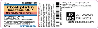 100 mg/20 mL Container (Oxaliplatin 07)