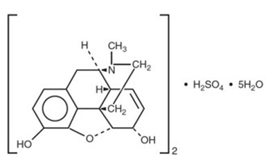 morphine-01.jpg Chemical Structure - morphine 01