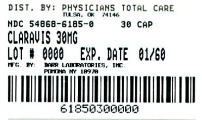 Image Of 30 mg Package Label (6185)