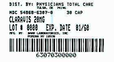 Image Of 20 mg Package Label (6307)
