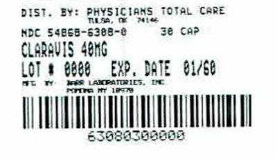 Image Of 40 mg Package Label (6308)