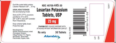 losartan-25mg.jpg 30 Tablets in HDPE bottle - losartan 25mg