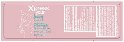 PRINCIPAL DISPLAY PANEL - 50 ml Bottle Label - cyzone 01