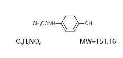 Theracodophen-750 Acetaminophen Structural Formula (Theracodophen 750 Acetaminophen)