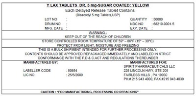 Principal Display Panel (5mg Shipping Label)