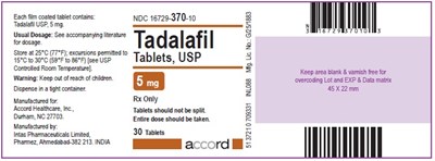 tadalafil-label-5mg.jpg Tadalafil Tablets, USP 5 mg - Label - tadalafil label 5mg
