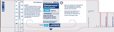 PRINCIPAL DISPLAY PANEL - 180 mgI/mL Vial Label - omnipaque cork 04