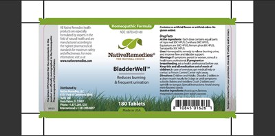 Bottle label - BLW001