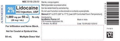 lidocaine-fig11.jpg PACKAGE LABEL-PRINCIPAL DISPLAY PANEL - 2% 1,000 mg per 50 mL (20 mg / mL) - 50 mL Container Label - lidocaine fig11