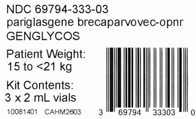 Principal Display Panel (2 Vial Kit Label)
