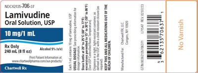 image description - lamivudine 10mg label