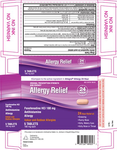 Pl Developments (Fexofenadine HCl 180 mg Tablets 1)