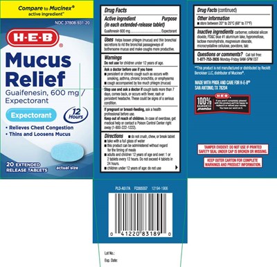 Guaifenesin 600 mg (Mucus Relief 600 mg Aml 1)