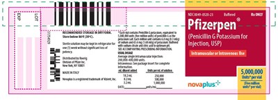 Principal Display Panel (5,000,000 Unit Vial Label)