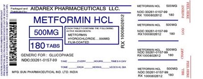 Image Label (Metformin 500 Sun 2)