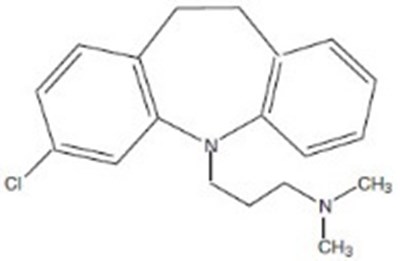 clomipramine-01.jpg Chemical Structure - clomipramine 01