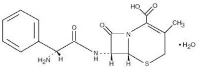 Structural Formula - cephalexin capsules 1