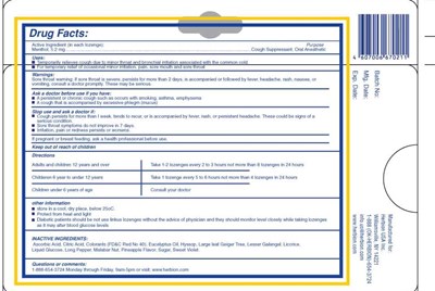 Linkus Lozenges Pineapple Back Label (Pineappleback)