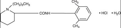 Structural Formula Bupivacaine Hydrochloride (Mar0b 0004 01)