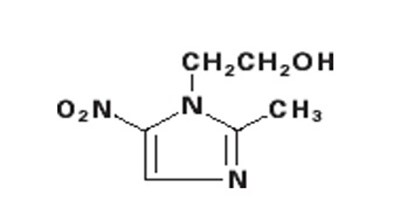 "image Description" (Metronidazole Capsules 375mg Structure)