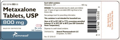 1 (Metaxalone Tablets 3)