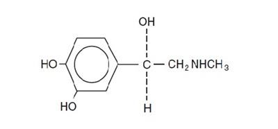 Chemical Structure (Epinephrine)