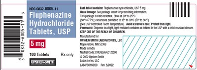 fluphenazine-04.jpg PRINCIPAL DISPLAY PANEL - 5 mg Tablet Bottle Label - fluphenazine 04
