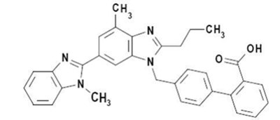 The Chemical Structure For Telmisartan (Hisun Telmisartan 01)