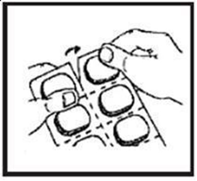 1. Tear (you May Also Use Scissors To Tear The Blister Apart) (Hisun Telmisartan 02)
