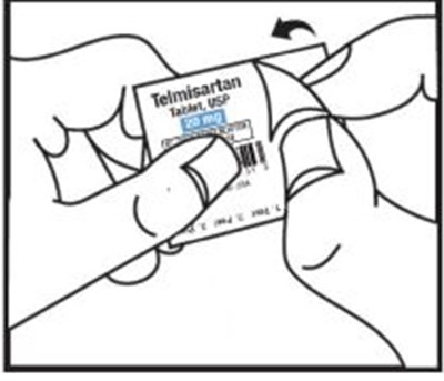 2. Peel (peel Off The Paper Layer From The Aluminum Foil) (Hisun Telmisartan 03)