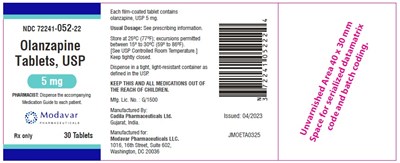 modavar-cont-label-5mg-30-count.jpg modavar-cont-label-5mg-30-count - modavar cont label 5mg 30 count