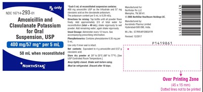 amoxiclav-fig2.jpg PACKAGE LABEL-PRINCIPAL DISPLAY PANEL - 400 mg/57 mg* per 5 mL (50 mL Bottle Label) - amoxiclav fig2