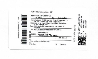 71610-0500-60.jpg Bottle Label 12.5 mg - 71610 0500 60