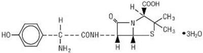 Structural Formula - amoxicillin 1