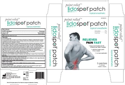 LidoSpot with Menthol - patchimage
