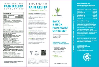 Label - Label MEDIC BackandNeckRelief 24909 745