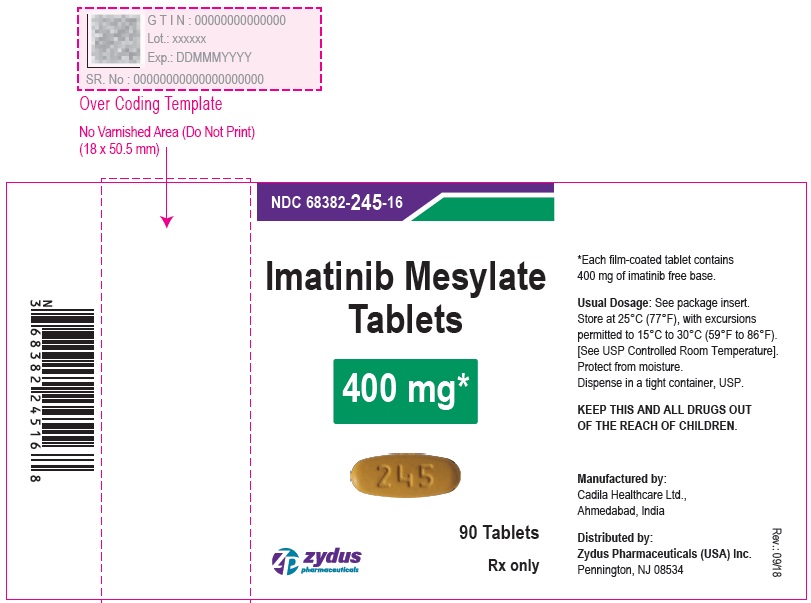 Inmazeb Label Product Images Imatinib Mesylate Photos - Packaging, Labels & Appearance